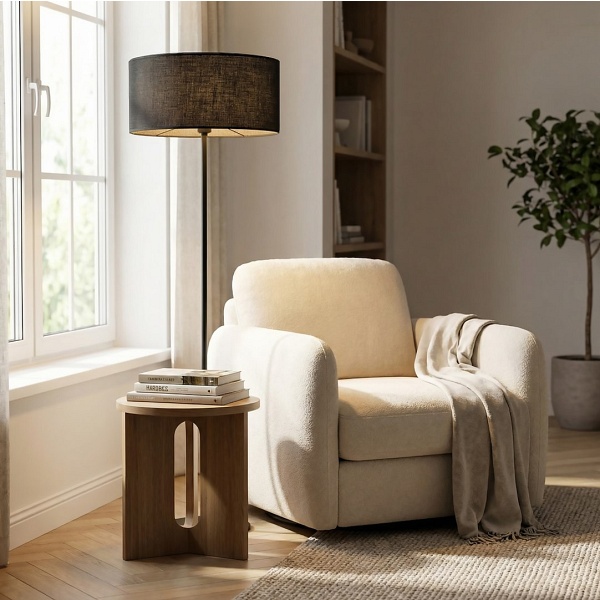 Lampa podłogowa ECO LP1 BL BLACK - Emibig