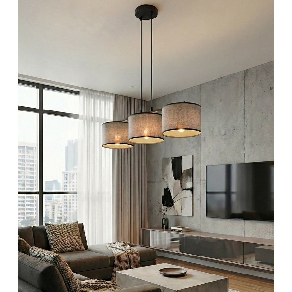 Lampa wisząca ECO 3 BL GRAY - Emibig