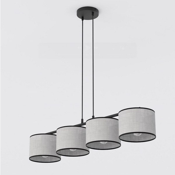 Lampa wisząca ECO 4 BL GRAY - Emibig