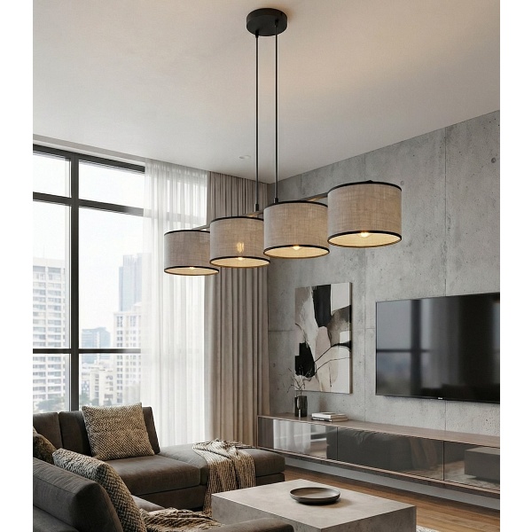 Lampa wisząca ECO 4 BL GRAY - Emibig