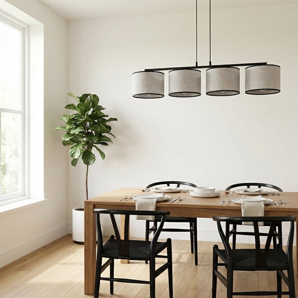 Lampa wisząca ECO 4 BL GRAY - Emibig
