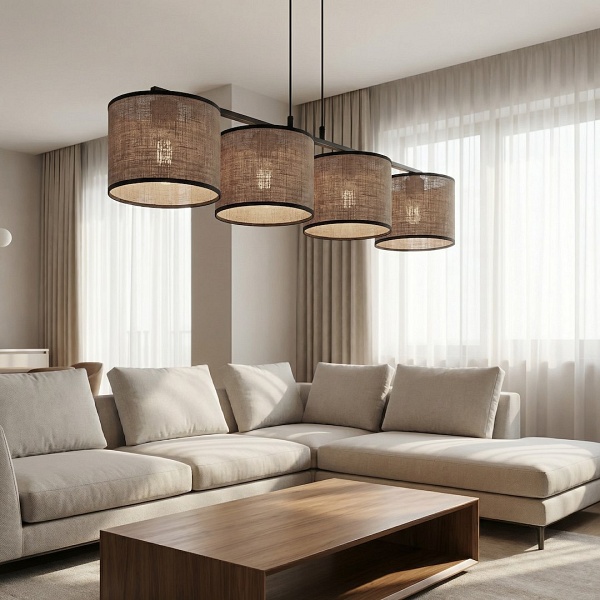 Lampa wisząca ECO 4 BL GRAY - Emibig