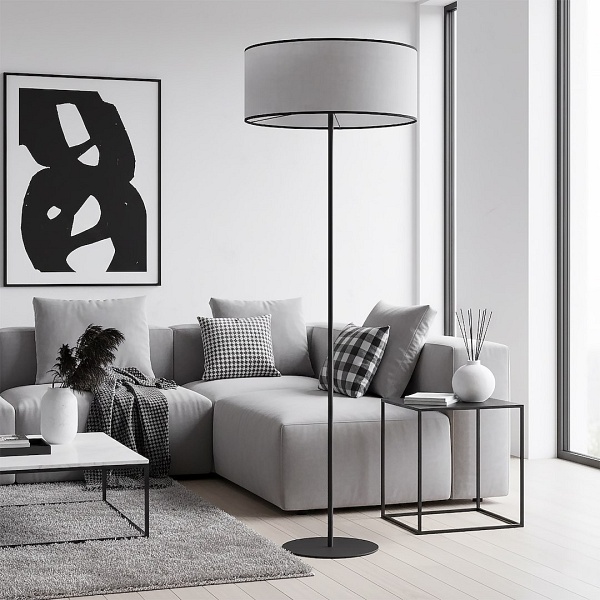 Lampa podłogowa ECO LP1 BL GRAY - Emibig