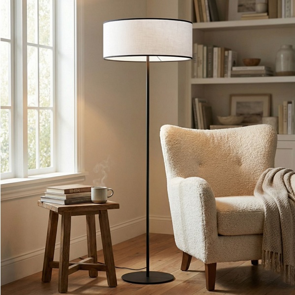 Lampa podłogowa ECO LP1 BL GRAY - Emibig