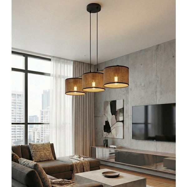 Lampa wisząca ECO 3 BL BROWN - Emibig