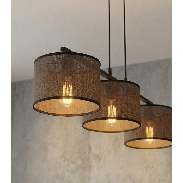 Lampa wisząca ECO 3 BL BROWN - Emibig