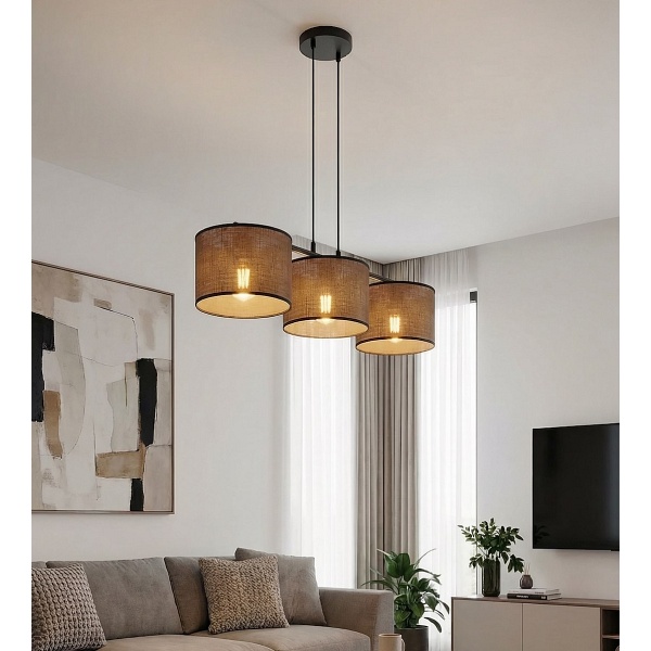 Lampa wisząca ECO 3 BL BROWN - Emibig