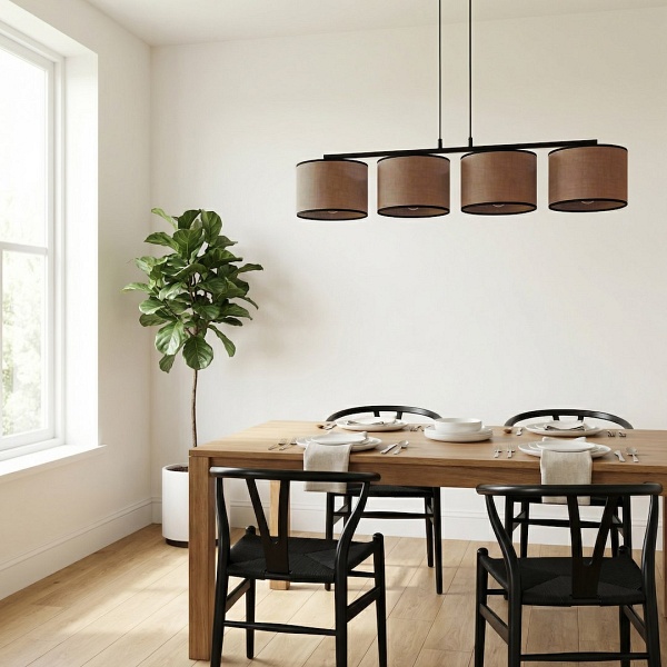 Lampa wisząca ECO 4 BL BROWN - Emibig