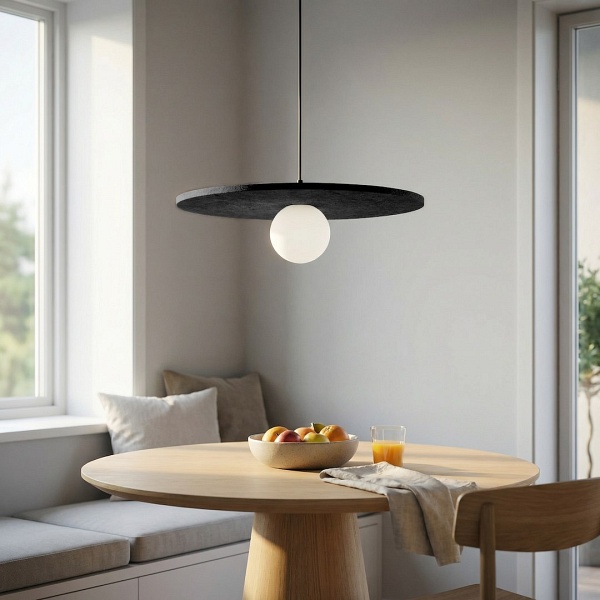 Lampa wisząca CALMA 1 BLACK - Emibig