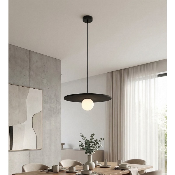 Lampa wisząca CALMA 1 BLACK - Emibig