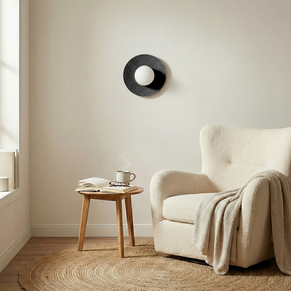 Lampa wisząca CALMA K1 BLACK S - Emibig