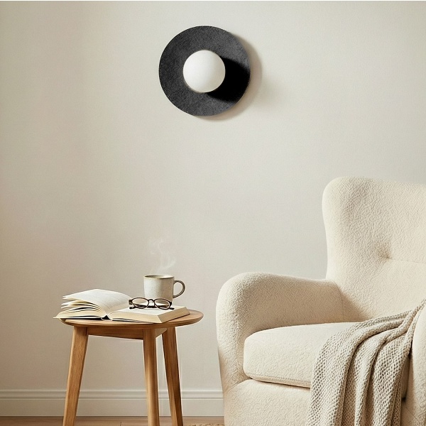 Lampa wisząca CALMA K1 BLACK S - Emibig