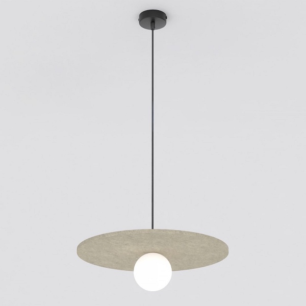 Lampa wisząca CALMA 1 BEIGE - Emibig