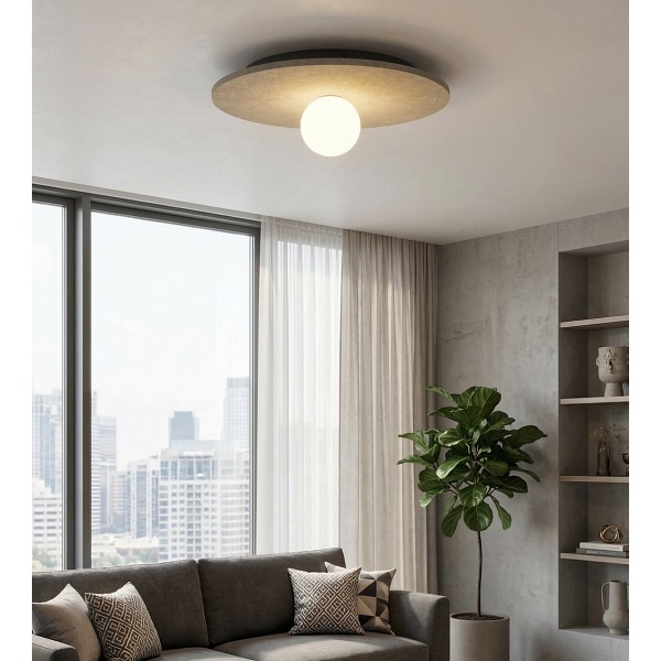 Lampa wisząca CALMA 1M BEIGE - Emibig