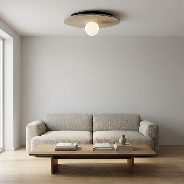 Lampa wisząca CALMA 1M BEIGE - Emibig