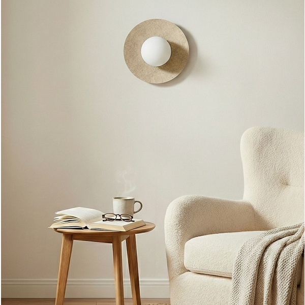 Lampa wisząca CALMA K1 BEIGE S - Emibig