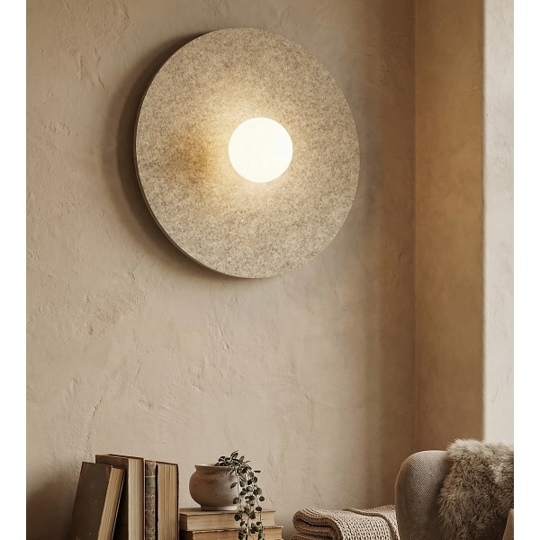 Lampa wisząca CALMA K1 BEIGE L - Emibig