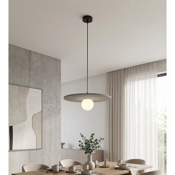 Lampa wisząca CALMA 1 GRAY - Emibig