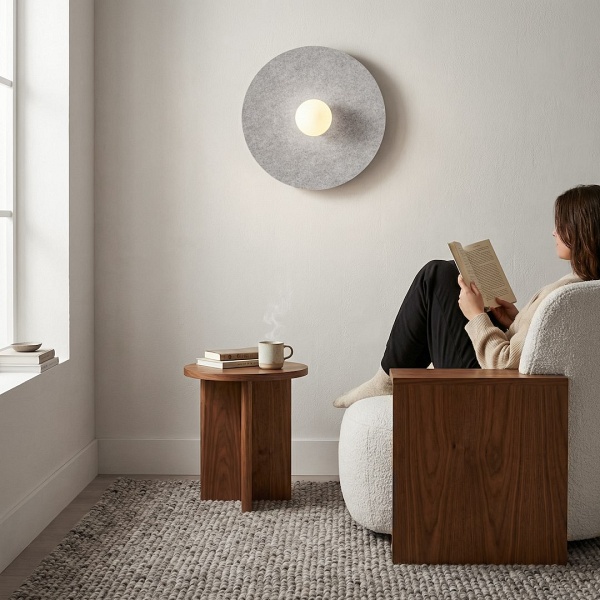 Lampa wisząca CALMA K1 GRAY L - Emibig