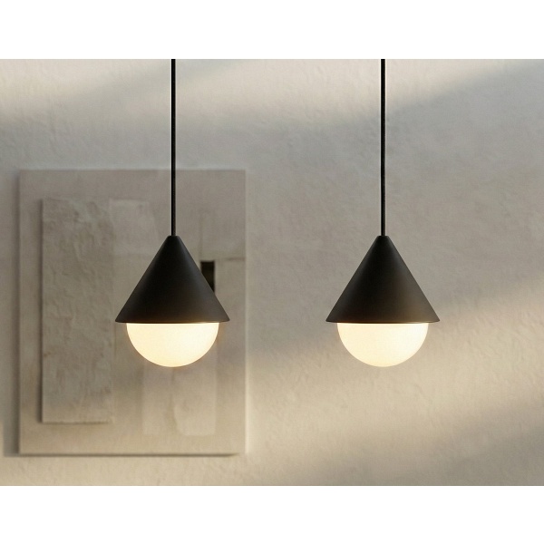 Lampa wisząca GIRO 6 PREM BLACK - Emibig