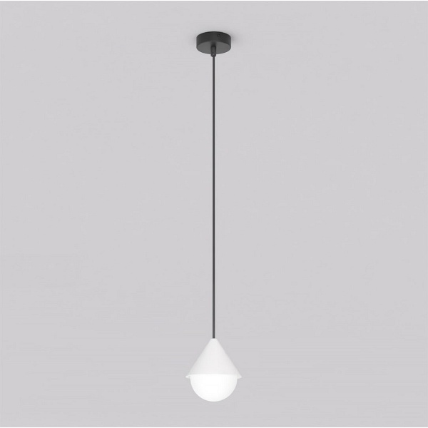 Lampa wisząca GIRO 1 BLACK WHITE - Emibig