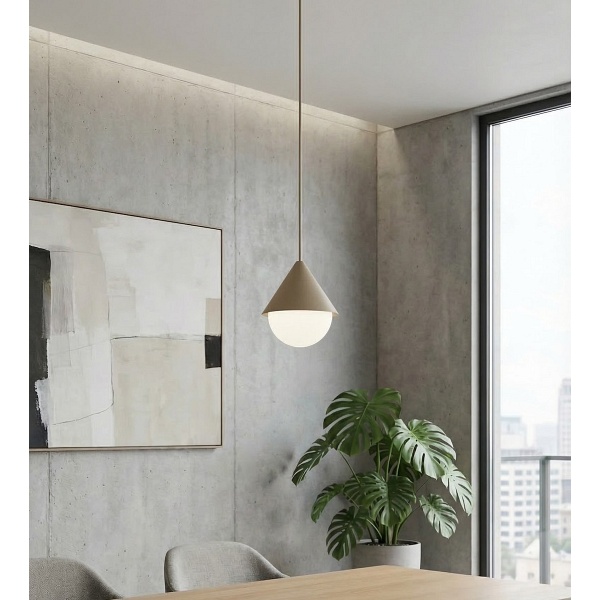 Lampa wisząca GIRO 1 BLACK MOKKA - Emibig