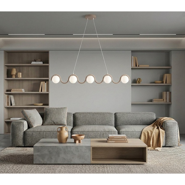 Lampa wisząca SINUS 5 MOKKA - Emibig