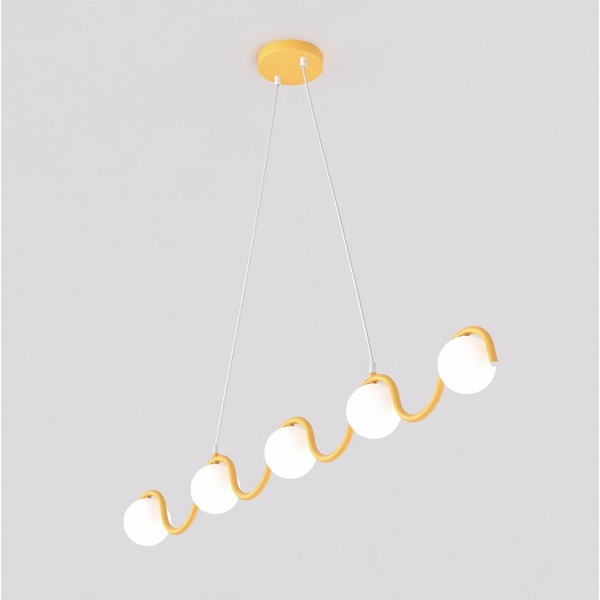 Lampa wisząca SINUS 5 ORANGE - Emibig