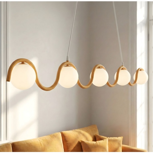 Lampa wisząca SINUS 5 ORANGE - Emibig