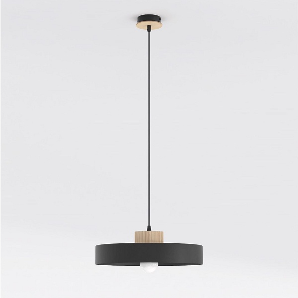Lampa wisząca KIVI 1L BLACK - Emibig