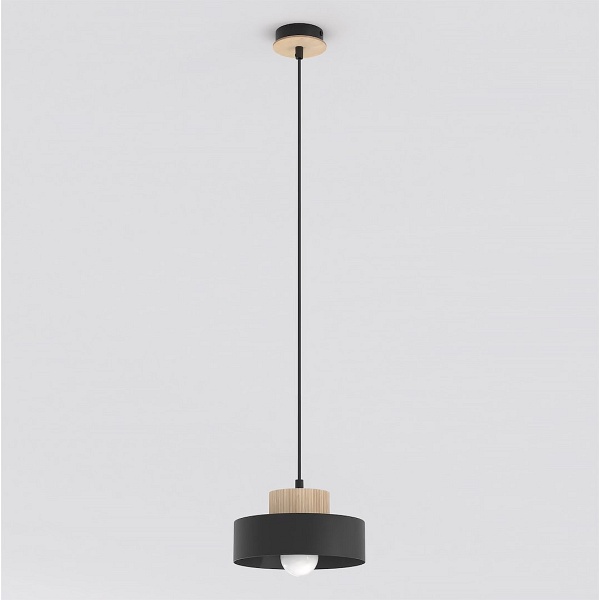 Lampa wisząca KIVI 1S BLACK - Emibig