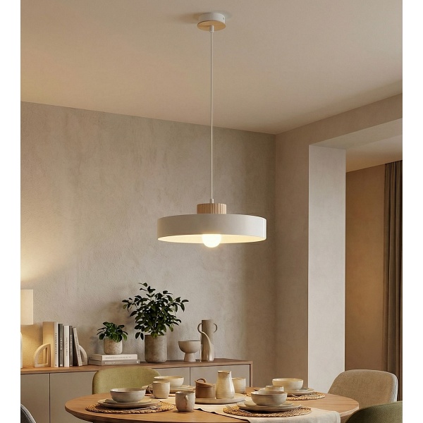 Lampa wisząca KIVI 1L WHITE - Emibig