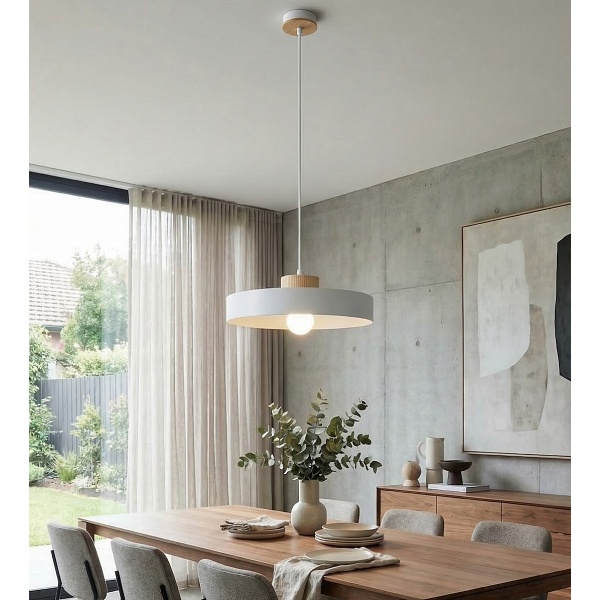 Lampa wisząca KIVI 1L WHITE - Emibig