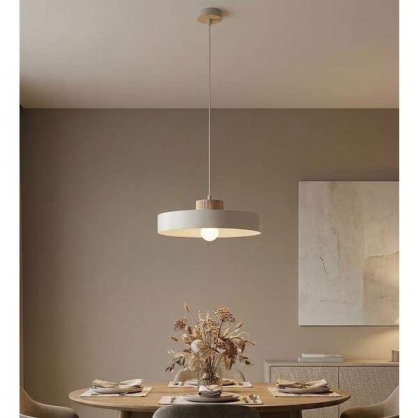 Lampa wisząca KIVI 1L WHITE - Emibig