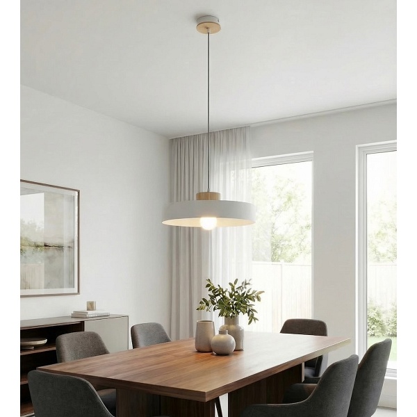 Lampa wisząca KIVI 1L WHITE - Emibig
