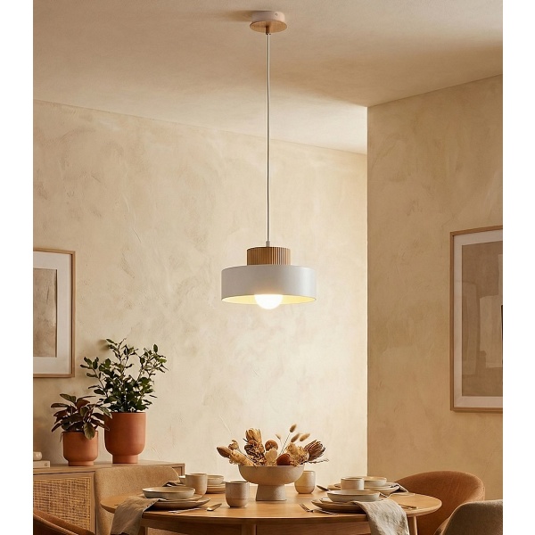 Lampa wisząca KIVI 1S WHITE - Emibig