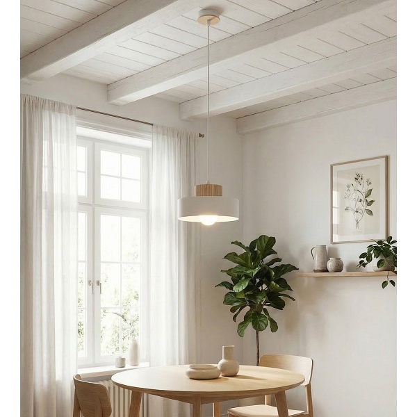 Lampa wisząca KIVI 1S WHITE - Emibig