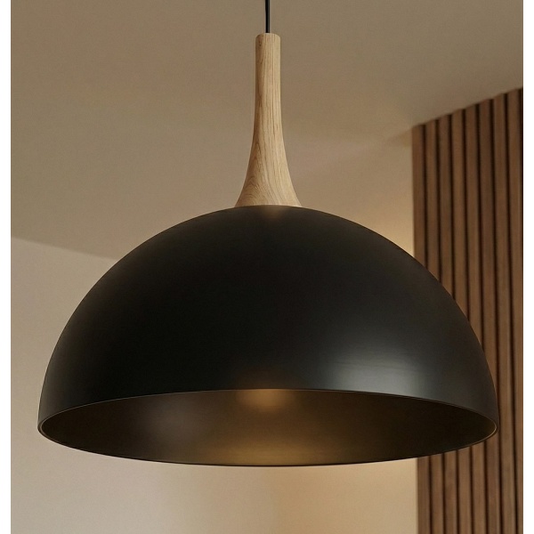 Lampa wisząca NAUTICA 1L BLACK - Emibig
