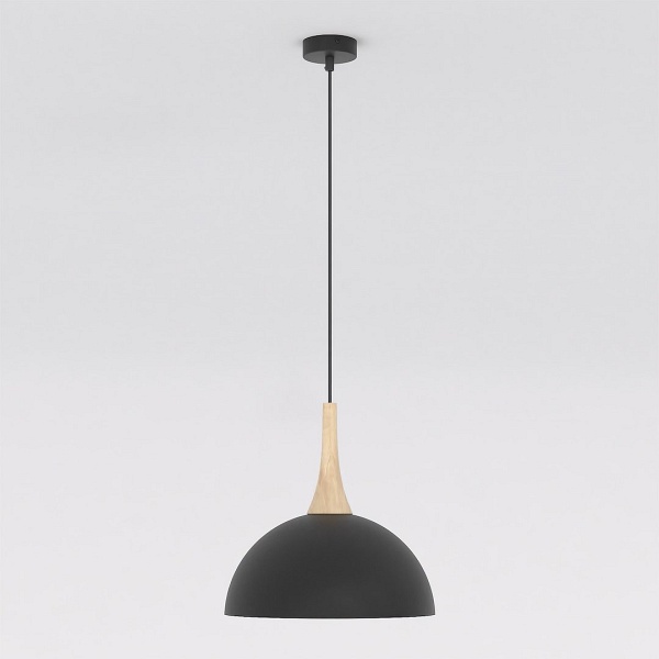 Lampa wisząca NAUTICA 1S BLACK - Emibig