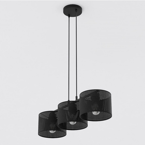 Lampa wisząca LUX 3 BLACK - Emibig