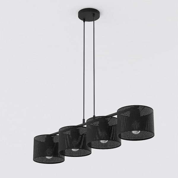 Lampa wisząca LUX 4 BLACK - Emibig