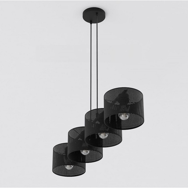 Lampa wisząca LUX 4 BLACK - Emibig