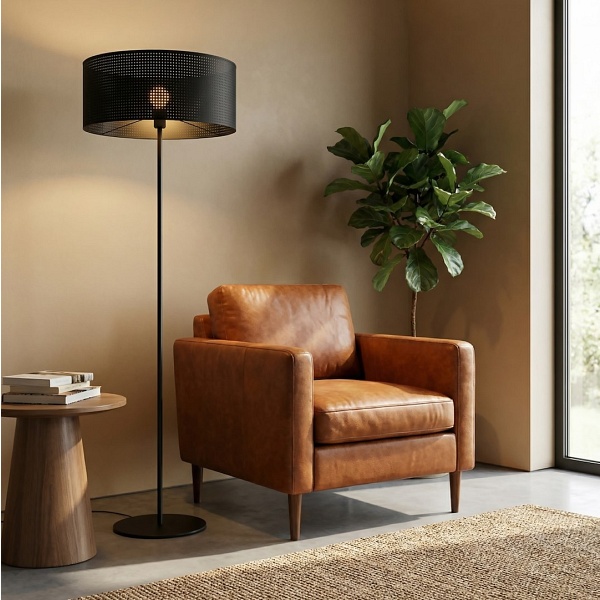 Lampa podłogowa LUX LP1 BLACK - Emibig