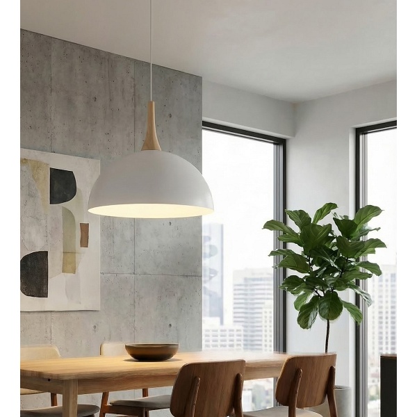 Lampa wisząca NAUTICA 1L WHITE - Emibig