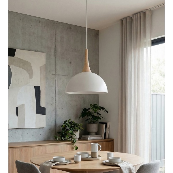 Lampa wisząca NAUTICA 1S WHITE - Emibig