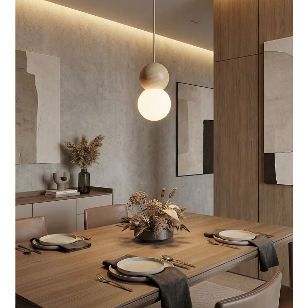 Lampa wisząca LOOP 1 MOKKA - Emibig