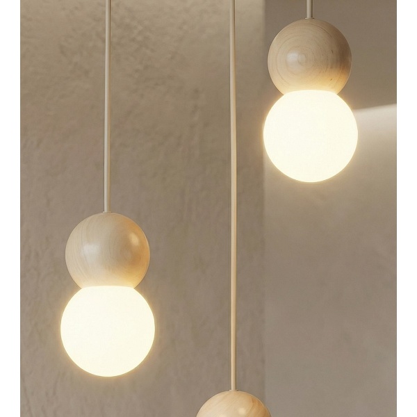 Lampa wisząca LOOP 3 MOKKA - Emibig