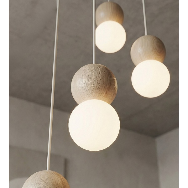 Lampa wisząca LOOP 4 MOKKA - Emibig