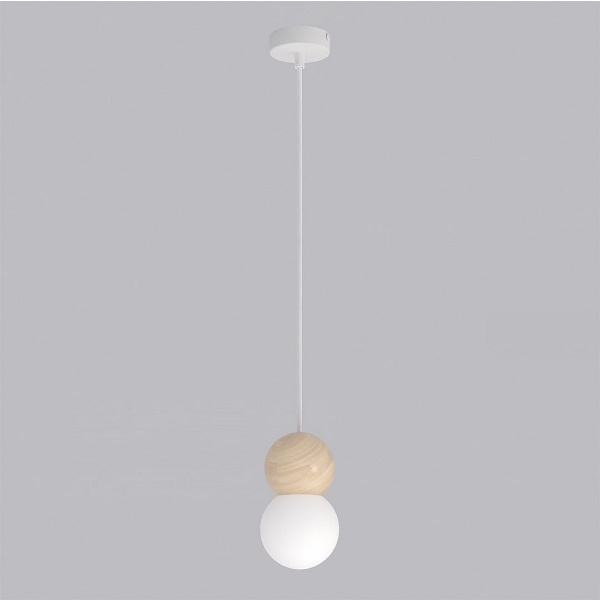 Lampa wisząca LOOP 1 WHITE - Emibig