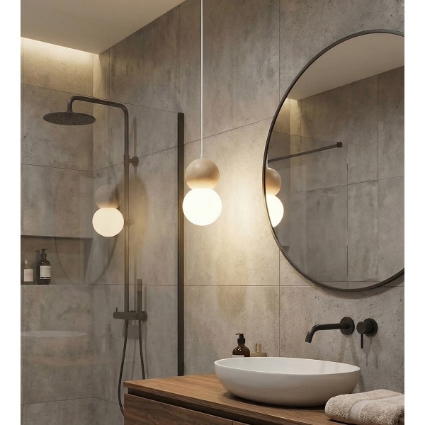 Lampa wisząca LOOP 1 WHITE - Emibig